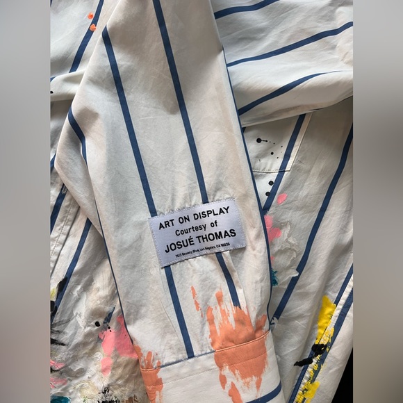 Lanvin x Gallery Dept. Patchwork Shirt With Paint Marks. Worn once - Picture 8 of 12